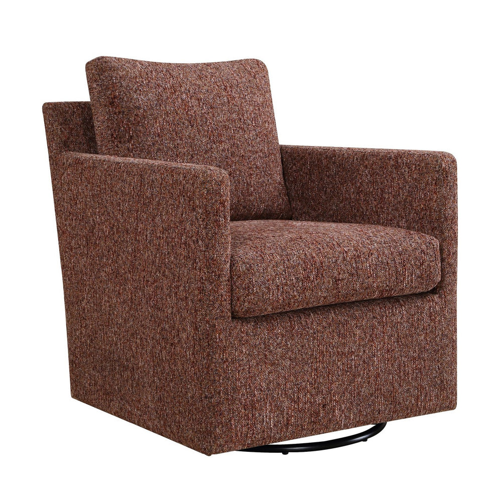 Uttermost - Swivel Chair - Tisdell - Canyon And Blush With Accents Of Navy- Union Lighting Luminaires Decor