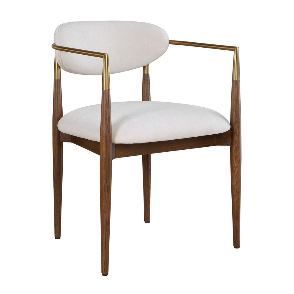 Uttermost - Dining Chair - Moxie - Brushed Brass- Union Lighting Luminaires Decor