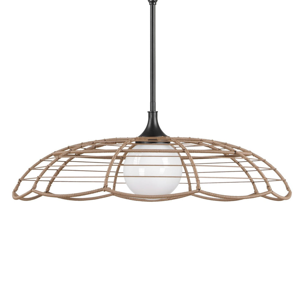 Uttermost - One Light Pendant - Lakeside - Matte Black- Union Lighting Luminaires Decor