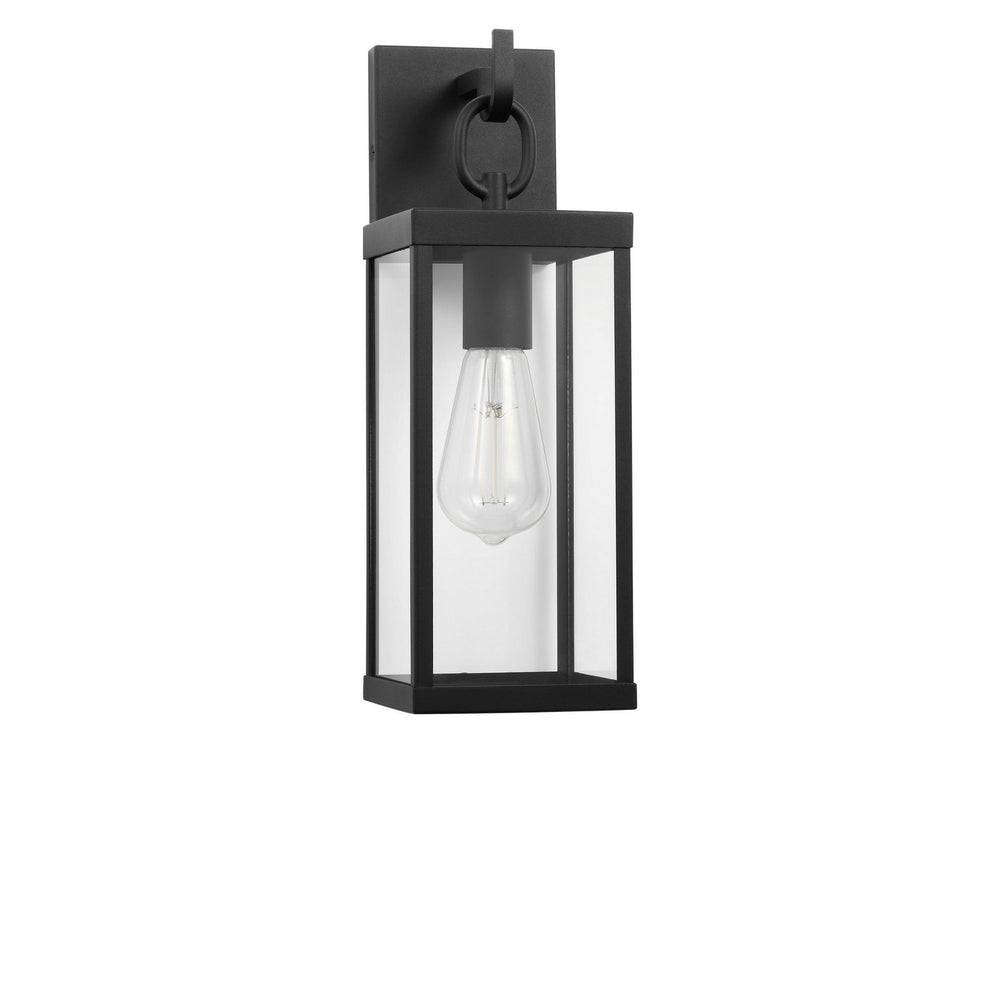 Generation Lighting Canada - One Light Lantern - Rox - Textured Black- Union Lighting Luminaires Decor