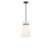 Generation Lighting Canada - One Light Pendant - Fynn - Midnight Black- Union Lighting Luminaires Decor