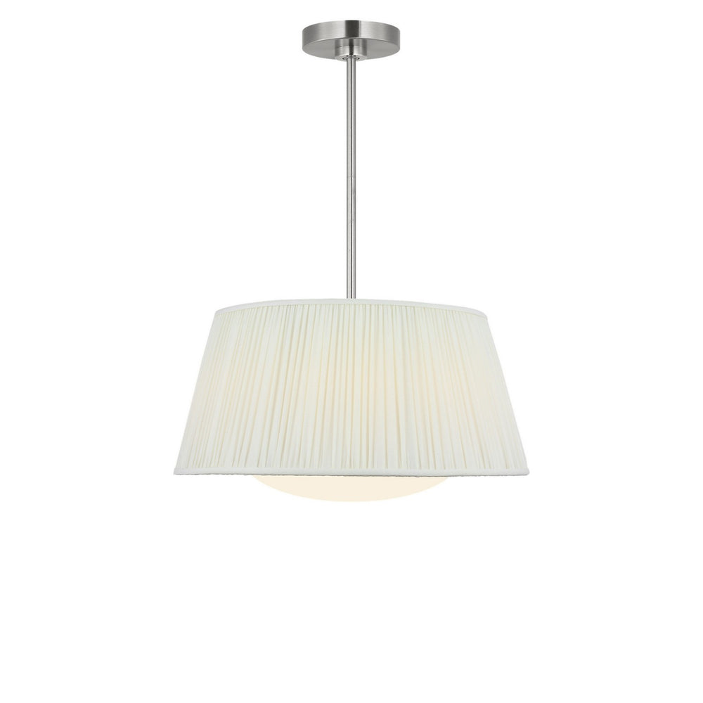 Generation Lighting Canada - Three Light Pendant - Vilera - Brushed Nickel- Union Lighting Luminaires Decor