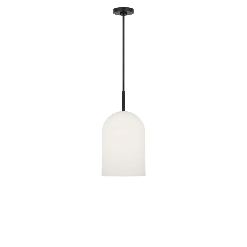Generation Lighting Canada - One Light Pendant - Neblina - Midnight Black- Union Lighting Luminaires Decor