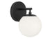 Generation Lighting Canada - One Light Vanity - Nube - Midnight Black- Union Lighting Luminaires Decor