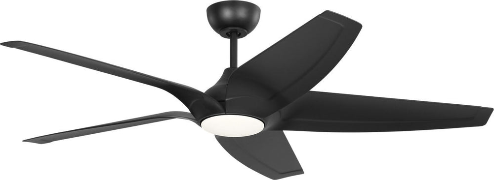 Generation Lighting Canada - 56" Ceiling Fan - Dellwood - Midnight Black- Union Lighting Luminaires Decor