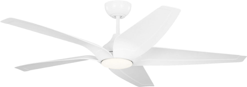 Generation Lighting Canada - 56" Ceiling Fan - Dellwood - Matte White- Union Lighting Luminaires Decor