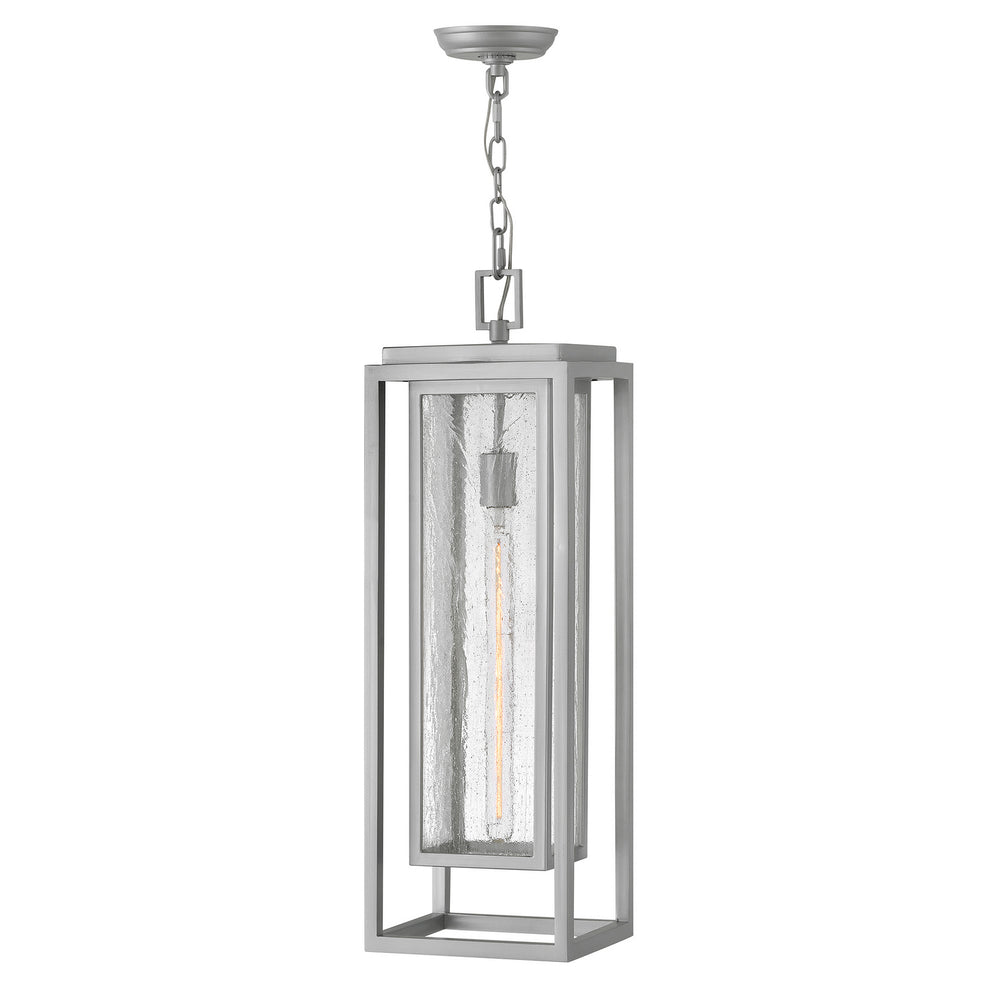 Hinkley Canada - LED Hanging Lantern - Republic - Satin Nickel- Union Lighting Luminaires Decor