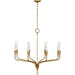 Visual Comfort Signature Canada - LED Chandelier - Aiden - Gilded Iron- Union Lighting Luminaires Decor