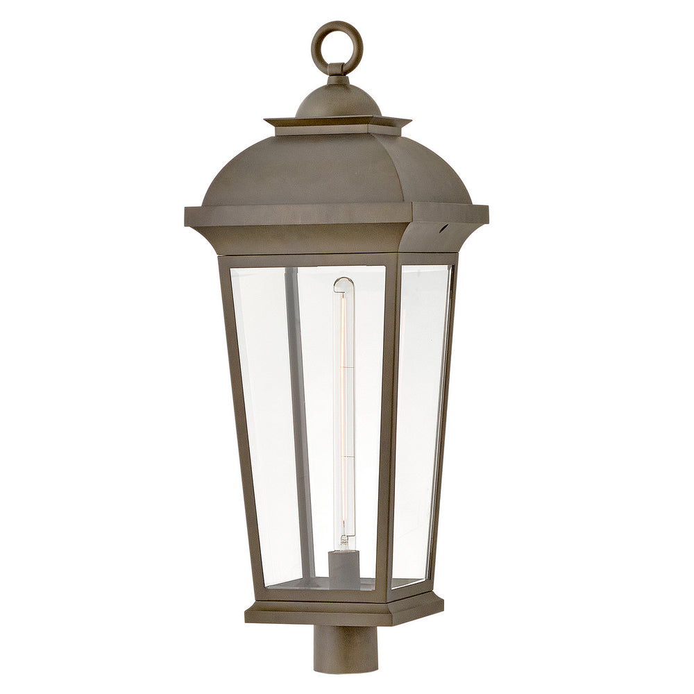 Hinkley Canada - LED Post Mount - Hawthorne - Blackened Brass- Union Lighting Luminaires Decor