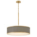 Hinkley Canada - LED Chandelier - Arden - Heritage Brass- Union Lighting Luminaires Decor