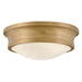 Hinkley Canada - LED Flush Mount - Ellis - Heritage Brass- Union Lighting Luminaires Decor