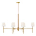 Hinkley Canada - LED Chandelier - Saunders - Lacquered Brass- Union Lighting Luminaires Decor
