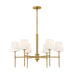 Hinkley Canada - LED Linear Pendant - Saunders - Lacquered Brass- Union Lighting Luminaires Decor