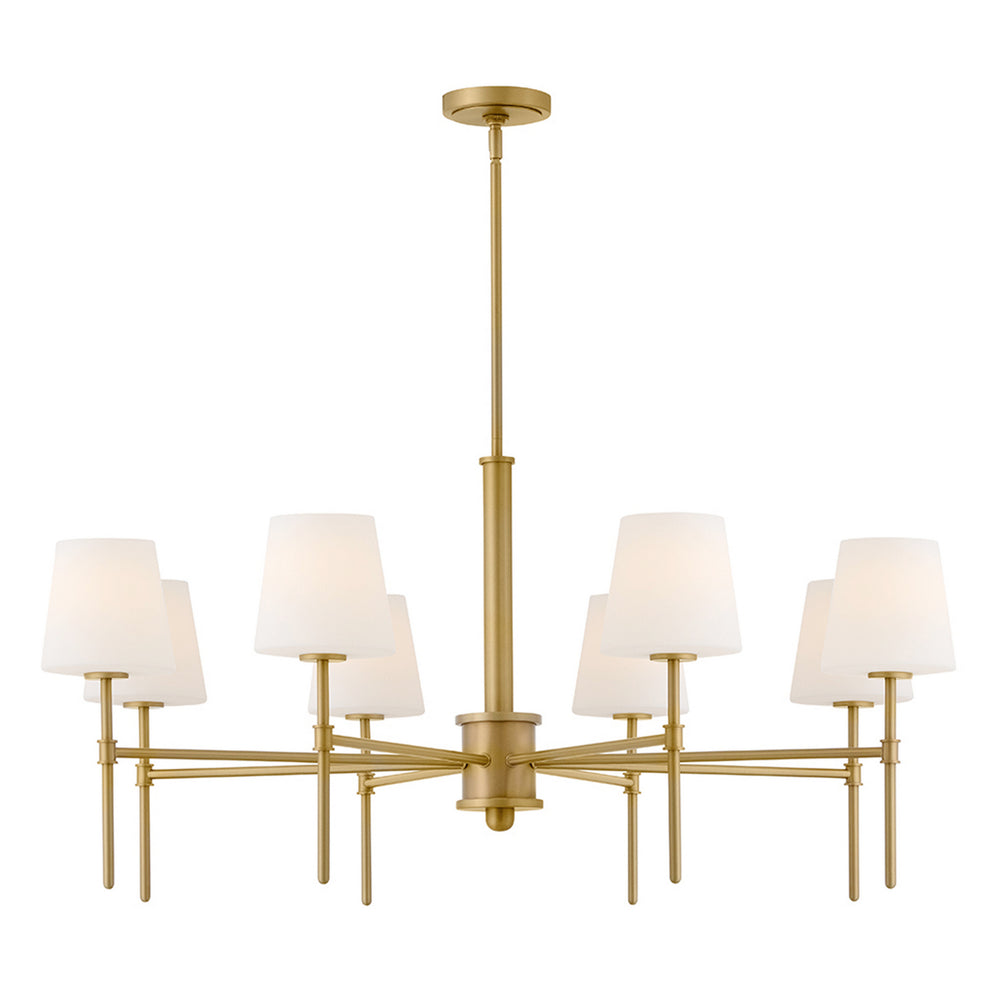 Hinkley Canada - LED Chandelier - Saunders - Lacquered Brass- Union Lighting Luminaires Decor