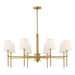 Hinkley Canada - LED Chandelier - Saunders - Lacquered Brass- Union Lighting Luminaires Decor