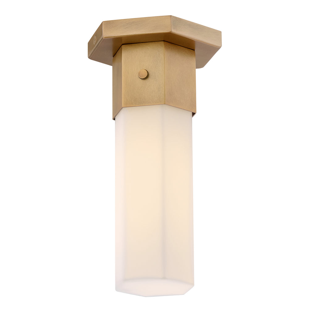 Hinkley Canada - LED Flush Mount - Facet - Heritage Brass- Union Lighting Luminaires Decor