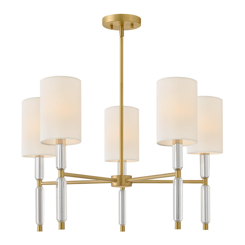 Hinkley Canada - LED Chandelier - Anika - Lacquered Brass- Union Lighting Luminaires Decor