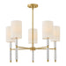 Hinkley Canada - LED Chandelier - Anika - Lacquered Brass- Union Lighting Luminaires Decor