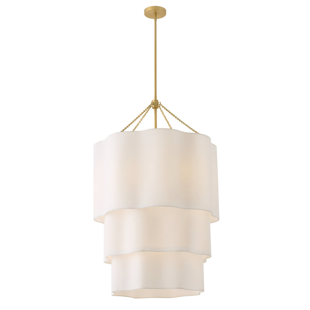 Hinkley Canada - LED Chandelier - Gwen - Lacquered Brass- Union Lighting Luminaires Decor