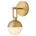 Hinkley Canada - LED Wall Sconce - Bowie - Lacquered Brass- Union Lighting Luminaires Decor