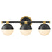 Hinkley Canada - LED Vanity - Bowie - Lacquered Brass- Union Lighting Luminaires Decor