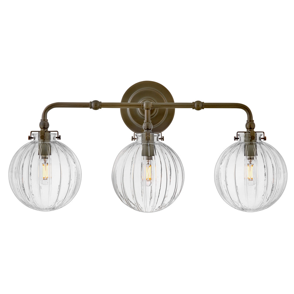 Hinkley Canada - LED Vanity - Helene - Heritage Bronze- Union Lighting Luminaires Decor