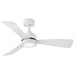 Hinkley Canada - 44" Smart Fan - Iver - Matte White- Union Lighting Luminaires Decor