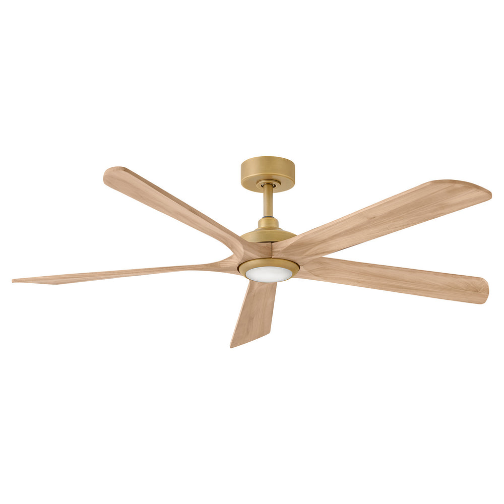 Hinkley Canada - 58" Smart Fan - Layton - Heritage Brass- Union Lighting Luminaires Decor