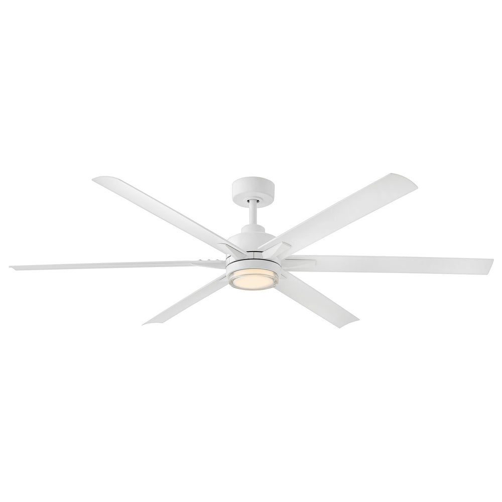 Hinkley Canada - 66" Smart Fan - Valor - Matte White- Union Lighting Luminaires Decor