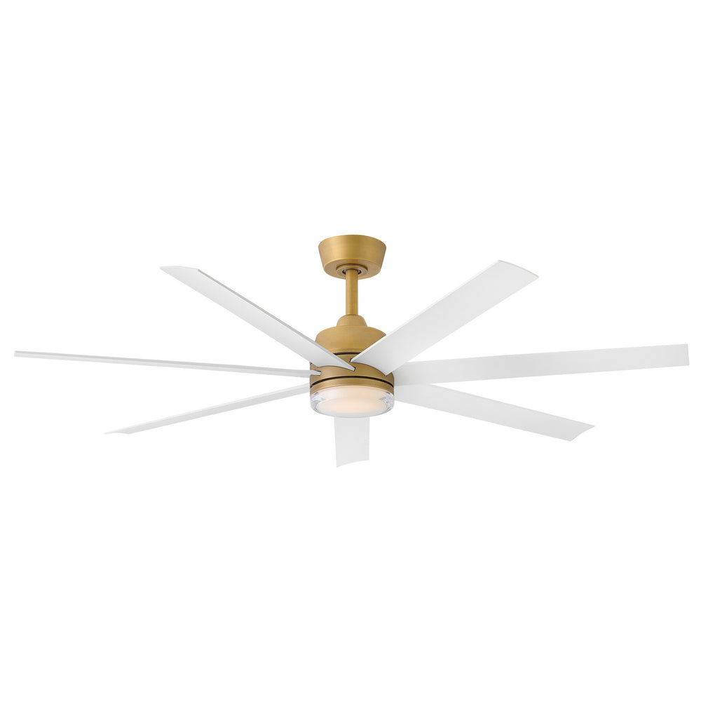Hinkley Canada - 56" Smart Fan - Current - Heritage Brass- Union Lighting Luminaires Decor