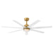Hinkley Canada - 56" Smart Fan - Current - Heritage Brass- Union Lighting Luminaires Decor