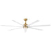Hinkley Canada - 72" Smart Fan - Current - Heritage Brass- Union Lighting Luminaires Decor