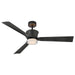 Hinkley Canada - 56" Smart Fan - Vosh - Matte Black- Union Lighting Luminaires Decor