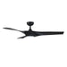 Kendal Canada - 52" Ceiling Fan - Genar - Black- Union Lighting Luminaires Decor