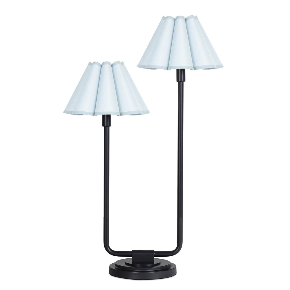 Regina Andrew Canada - Two Light Table Lamp - Polly - Blackened Brass- Union Lighting Luminaires Decor