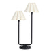 Regina Andrew Canada - Two Light Table Lamp - Polly - Blackened Brass- Union Lighting Luminaires Decor