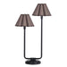 Regina Andrew Canada - Two Light Table Lamp - Polly - Blackened Brass- Union Lighting Luminaires Decor