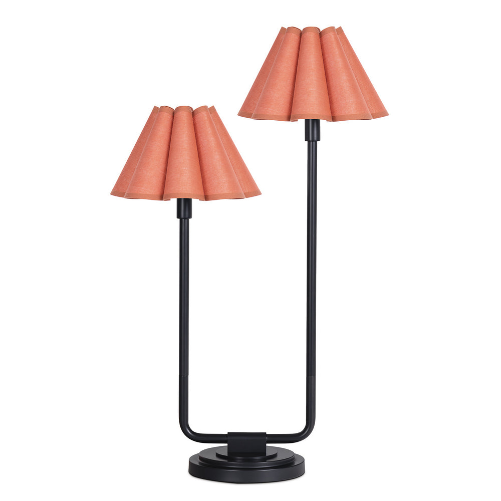 Regina Andrew Canada - Two Light Table Lamp - Polly - Blackened Brass- Union Lighting Luminaires Decor