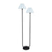 Regina Andrew Canada - Two Light Floor Lamp - Polly - Blackened Brass- Union Lighting Luminaires Decor