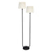 Regina Andrew Canada - Two Light Floor Lamp - Polly - Blackened Brass- Union Lighting Luminaires Decor