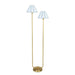 Regina Andrew Canada - Two Light Floor Lamp - Polly - Natural Brass- Union Lighting Luminaires Decor