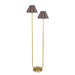 Regina Andrew Canada - Two Light Floor Lamp - Polly - Natural Brass- Union Lighting Luminaires Decor