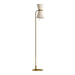 Regina Andrew Canada - Two Light Floor Lamp - Gable - Antique Natural Brass- Union Lighting Luminaires Decor