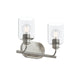Progress Canada - Two Light Bath Vanity - Reines - Brushed Nickel- Union Lighting Luminaires Decor