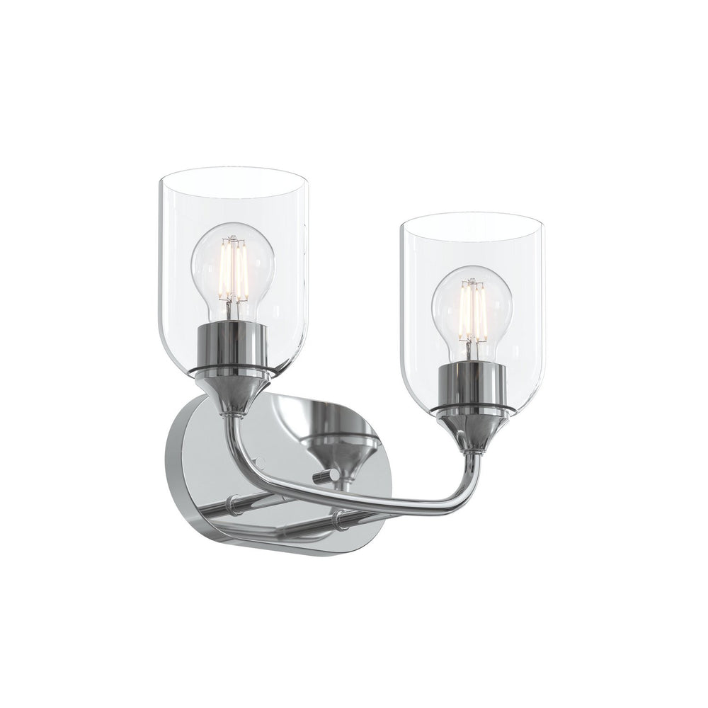 Progress Canada - Two Light Bath Vanity - Ilia - Polished Chrome- Union Lighting Luminaires Decor