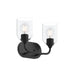 Progress Canada - Two Light Bath Vanity - Ilia - Matte Black- Union Lighting Luminaires Decor
