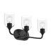 Progress Canada - Three Light Bath Vanity - Ilia - Matte Black- Union Lighting Luminaires Decor