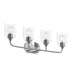 Progress Canada - Four Light Bath Vanity - Ilia - Polished Chrome- Union Lighting Luminaires Decor