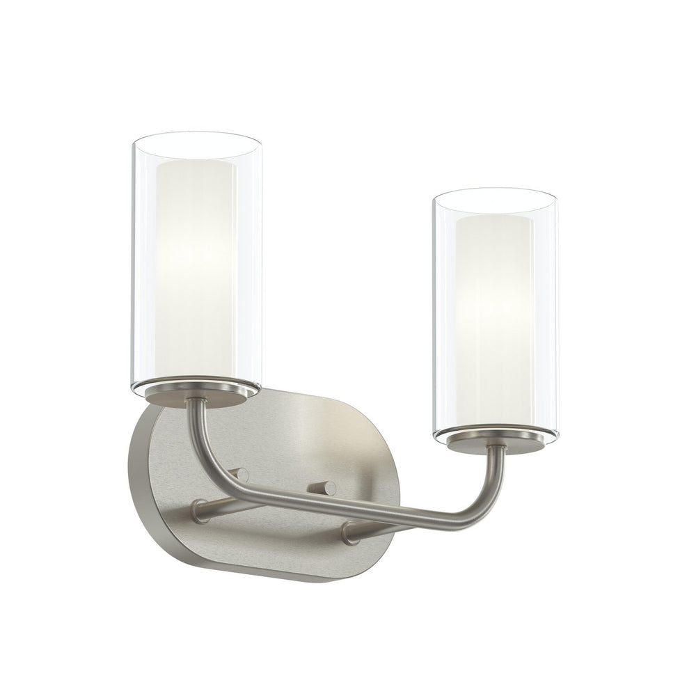 Progress Canada - Two Light Bath Vanity - Mack - Brushed Nickel- Union Lighting Luminaires Decor