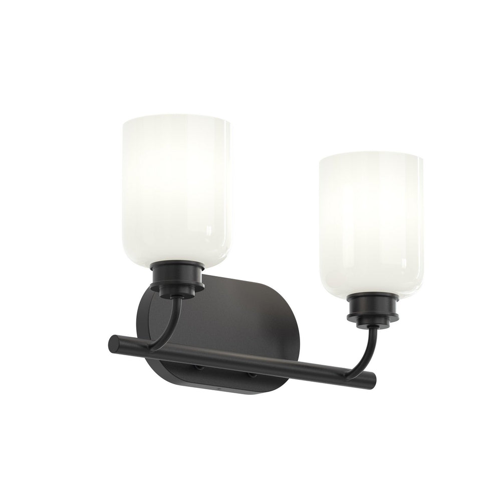 Progress Canada - Two Light Bath Vanity - Reines - Matte Black- Union Lighting Luminaires Decor